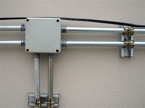 junction box above residential main panel|junction box wall mounted.